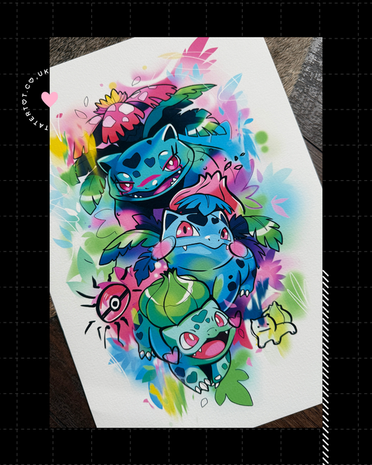 Grass Starter A4 Giclee Print