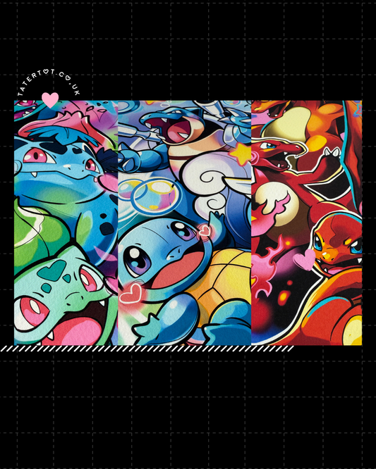 K-Starters A4 Giclee Print (set of three)