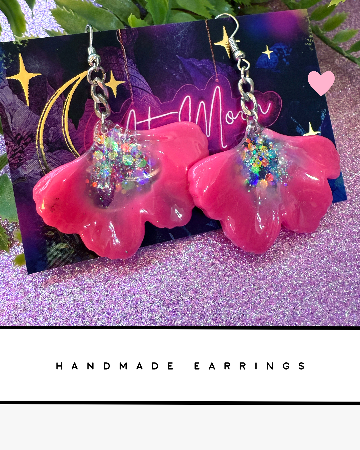 Ginkgo Leaf earrings - Pinky