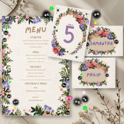 Soot Gremlin Stationery - Editable Canva Template