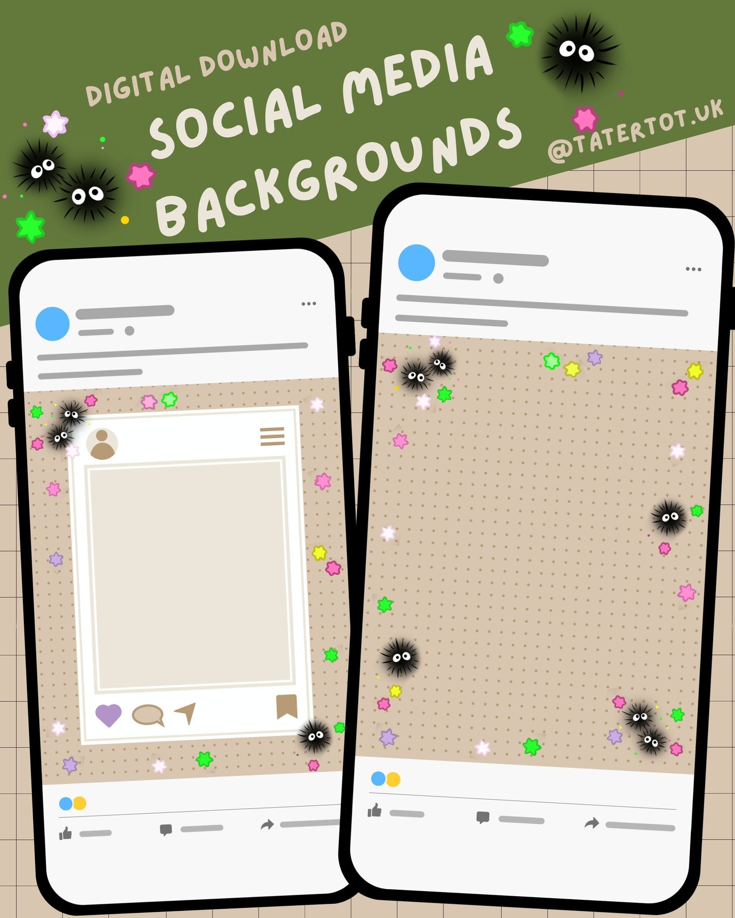 Soot Gremlin Social Media Template - Canva Digital Download