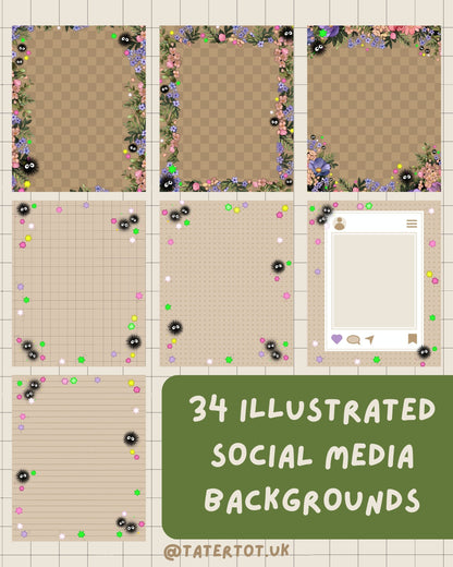 Soot Gremlin Social Media Template - Canva Digital Download