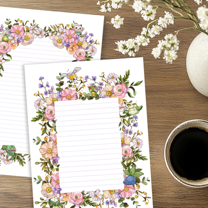 Pkmn Writing Paper - Printable Digital Download