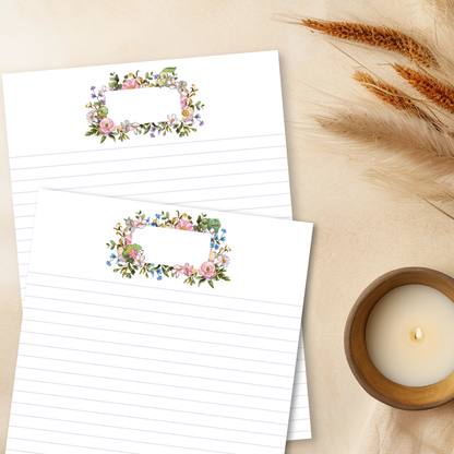 Pkmn Writing Paper - Printable Digital Download