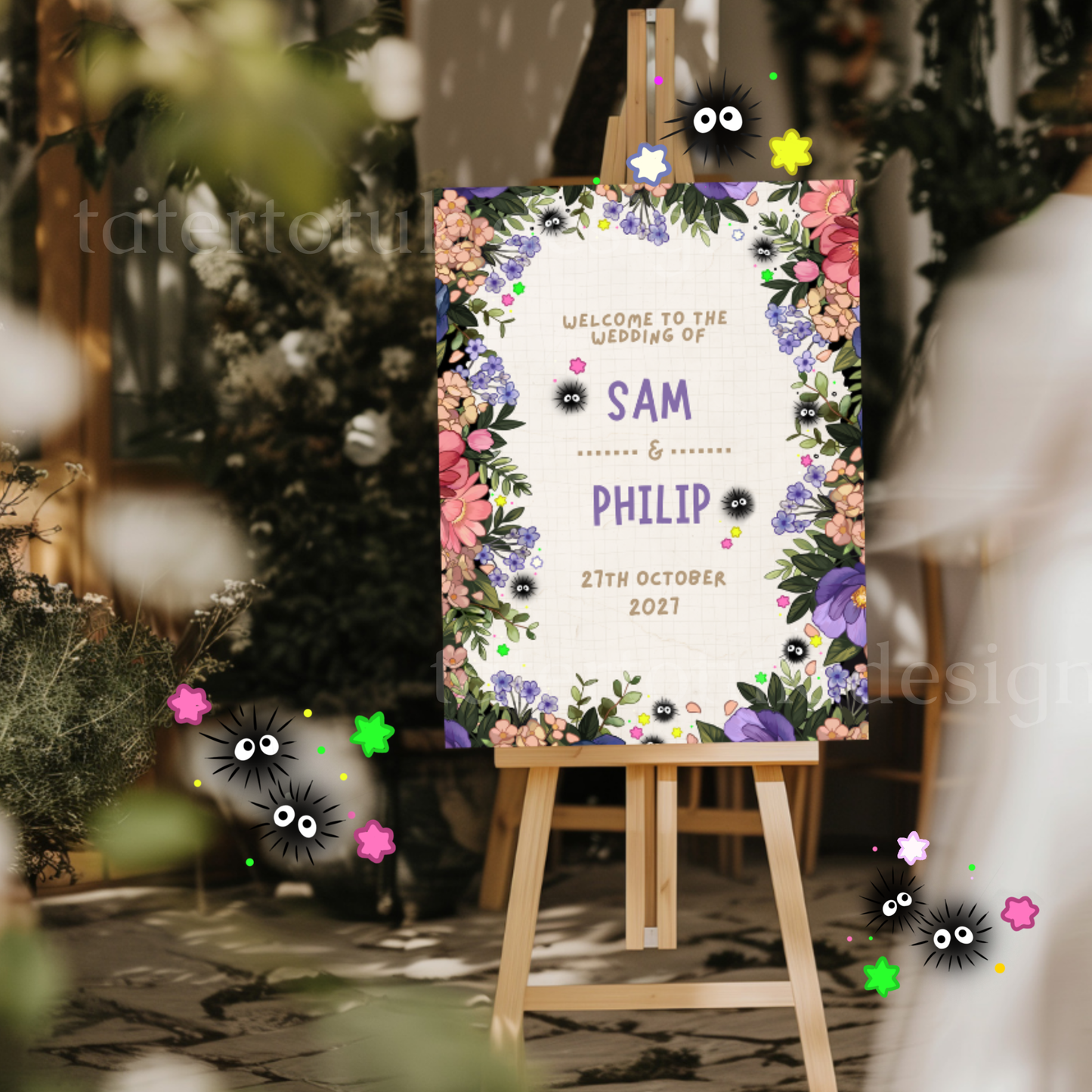 Soot Gremlin Stationery - Editable Canva Template