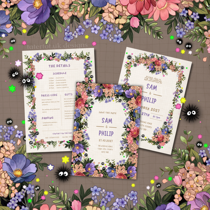 Soot Gremlin Stationery - Editable Canva Template