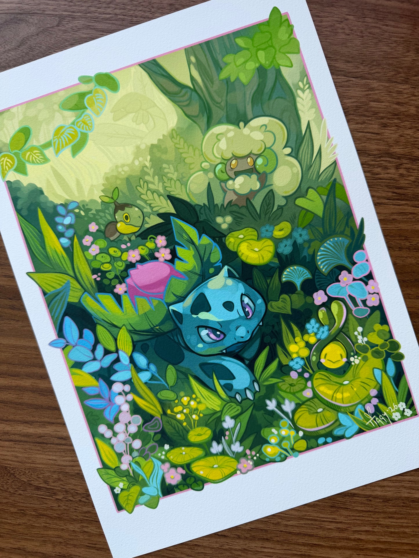 Ivy plant friends A4 Giclee Print