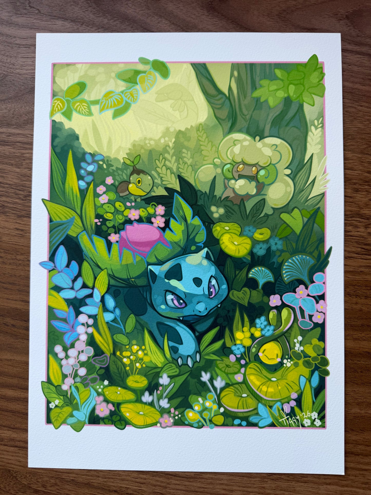 Ivy plant friends A4 Giclee Print