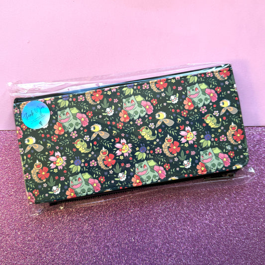 Flowers + Bulbs Purse (black)