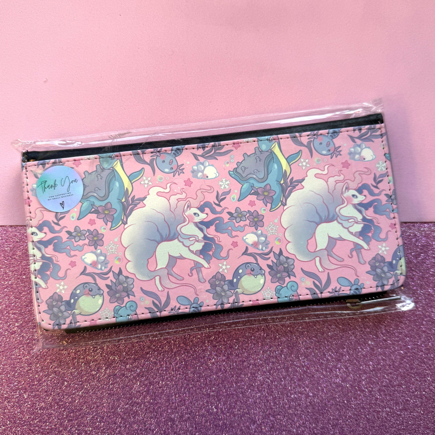 Ice Fox Purse (Pink )