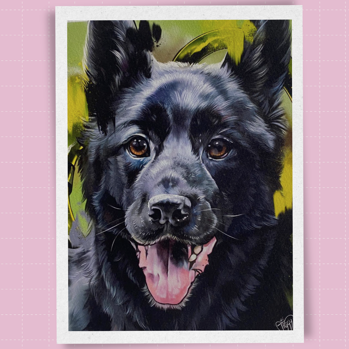 Pet Portrait - Custom Digital Painting