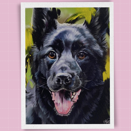Pet Portrait - Custom Digital Painting