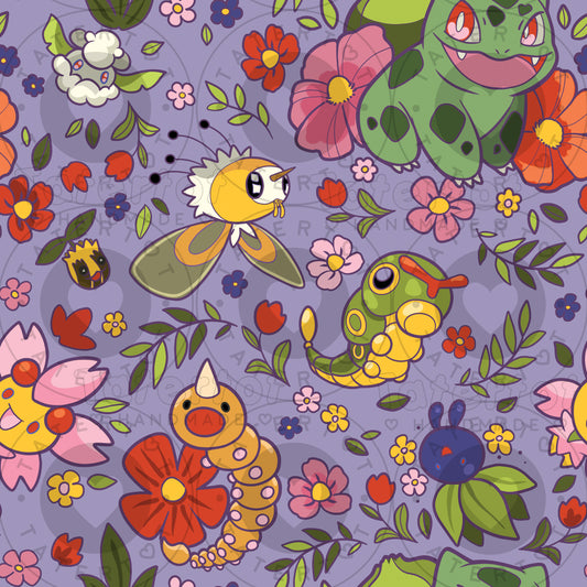 Bulba Florals - Seamless Digital Repeat Pattern
