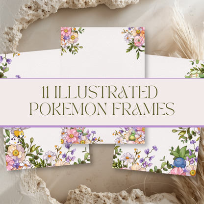 Pkmn 11 Printable Paper Designs -  Digital Download
