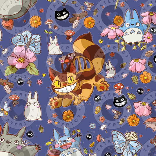 Forest Friends - Seamless Digital Repeat Pattern