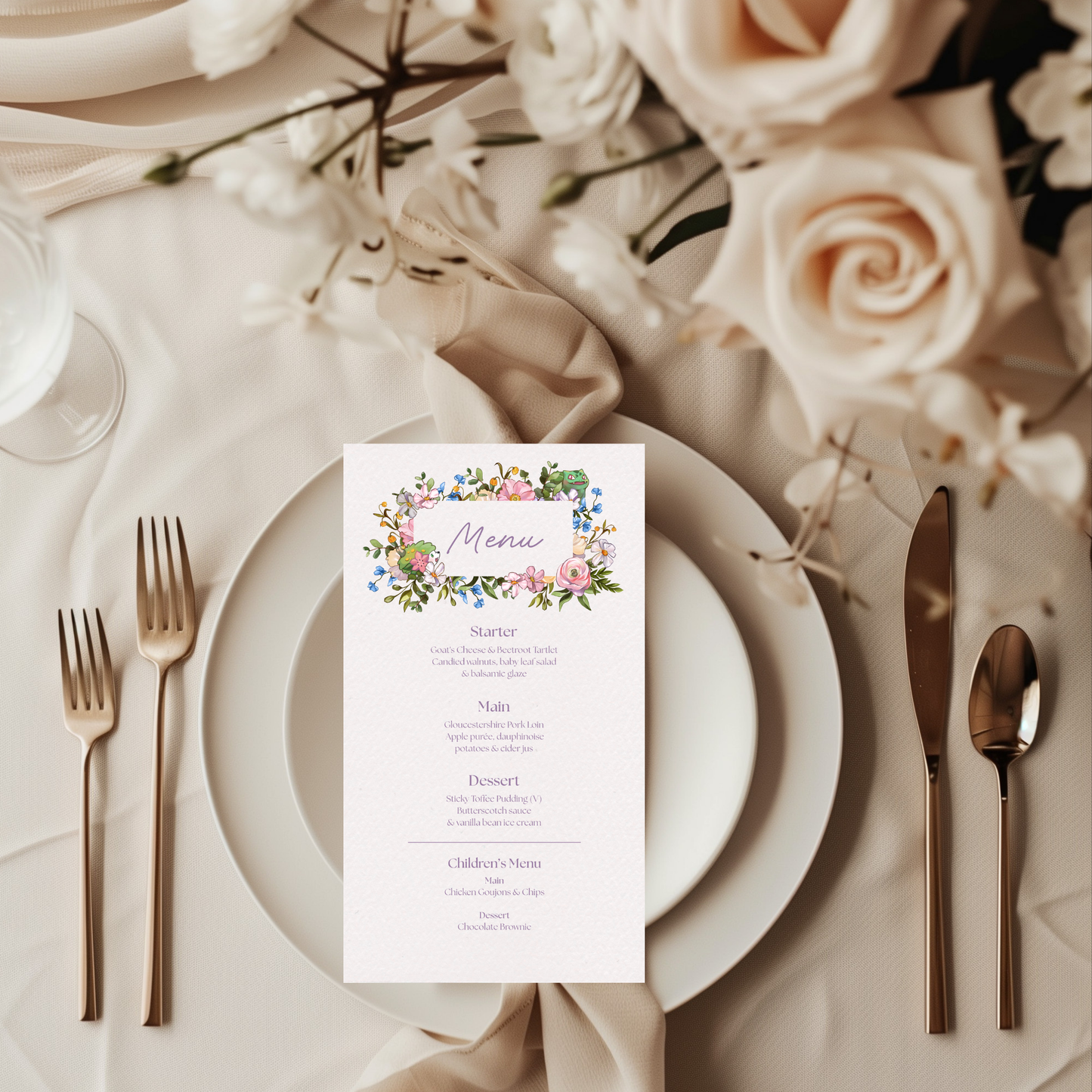Pkmn Garden Stationery - Editable Canva Template