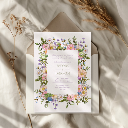 Pkmn Garden Stationery - Editable Canva Template