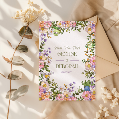 Pkmn Garden Stationery - Editable Canva Template